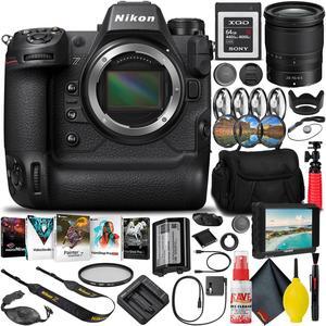Nikon Z9 Mirrorless Camera (1669) with 24-70mm Lens + 64GB XQD Card (INTL) Starter Bundle