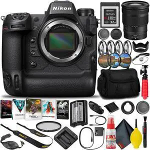Nikon Z9 Mirrorless Camera (1669) with 24-120mm Lens + 32GB XQD Card (INTL)