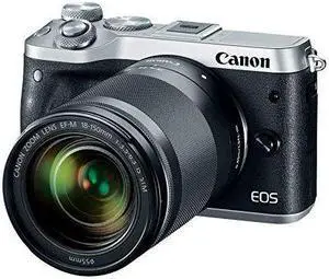 Canon EOS M6 (Silver) 18-150mm f/3.5-6.3 IS STM Kit (Renewed)