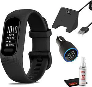 Garmin vivosmart 5, Fitness Tracker with 6Ave Accessory Bundle