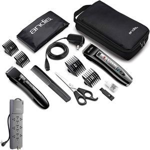 Andis Select Cut 10 Piece Hair Clipper Kit (24440) with Surge Protector
