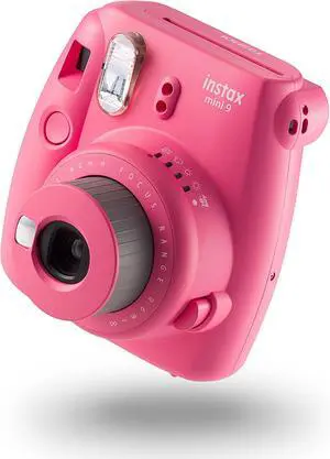 Fujifilm Instax Mini 9 Instant Film Camera with 10 Shots - Flamingo Pink