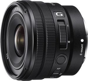 Sony E PZ 10-20mm F4 G APS-C Constant-Aperture Power Zoom G Lens