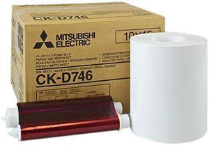 Mitsubishi 4 x 6 Glossy Laminated Paper Roll and Inksheet For CP-D70DW; CP-D707DW Printers