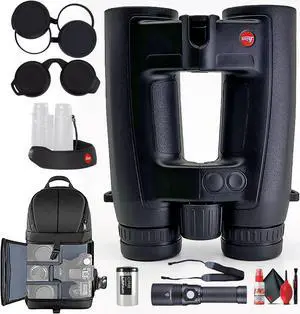 Leica 8x42 Geovid 3200.COM Rangefinder Binocular + 6Ave Accessory Kit