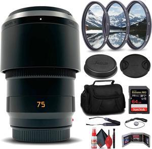 Leica APO-SUMMICRON-SL 75mm f/2 Lens for SL & T System Cameras + Accessories