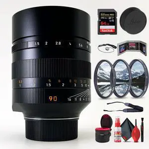 Leica Summilux-M 90mm f/1.5 Aspherical Lens + 6Ave Accessory Kit