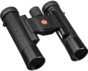 Leica 10x25 Ultravid Blackline Binocular (Black with Black Leather)