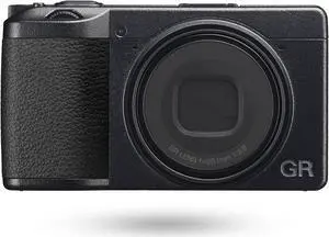 Ricoh GR IIIx, Black, Digital Compact Camera with 24MP APS-C Size CMOS Sensor