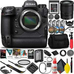 Nikon Z9 Mirrorless Camera (1669) with 24-70mm Lens + 32GB XQD Card (INTL)