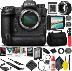 Nikon Z9 Mirrorless Camera with FTZ II Adapter 1669  64GB XQD Card INTL