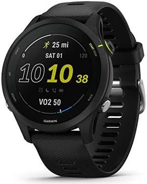 Garmin Forerunner® 255 Music, GPS Running Smartwatch with Music, Black