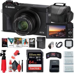 Canon PowerShot G7 X Mark III Digital Camera 3637C001  64GB Card Pro Bundle