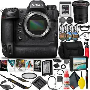 Nikon Z9 Mirrorless Camera (1669) with 14-30mm Lens + 64GB XQD Card (INTL)