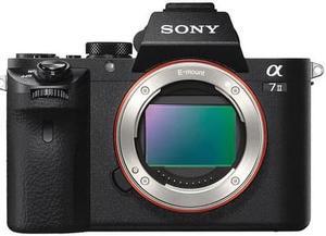 Sony Alpha a7 II Mirrorless Camera ILCE7M2/B With Soft Bag, Tripod, Additional Battery, Rode Mic, LED Light, 64GB Memory Card, Sling Soft Bag, Card Reader , Plus Essential Accessories