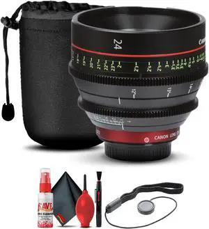 Canon CN-E 24mm T1.5 L F Cinema Prime Lens (EF Mount) (6569B001) + More