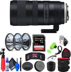 Tamron SP 70-200mm f/2.8 Di VC USD G2 Lens for Canon EF + Accessories (INT Model)