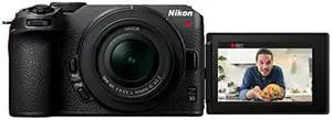 Nikon Z 30 DX-Format Mirrorless Camera with NIKKOR Z DX 16-50mm f/3.5-6.3 VR Zoom Lens