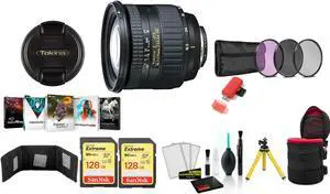 Tokina 16.5-135mm f/3.5-5.6 AT-X DX AF Lens for Nikon with 2x 128GB Memory Cards and More