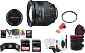 Tokina 16.5-135mm f/3.5-5.6 AT-X DX AF Lens for Nikon with 2x 64 Memory Cards and More