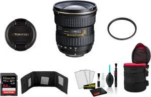 Tokina 12-28mm f/4.0 AT-X Pro APS-C Lens for Canon - Kit with 64GB Memory Card