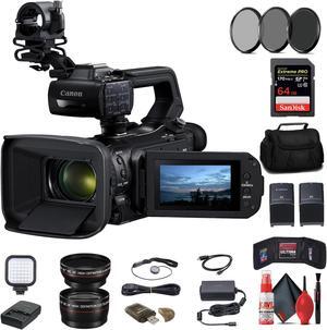 Canon XA75 UHD 4K30 Camcorder with Dual-Pixel Autofocus + 64GB Memory Card + More