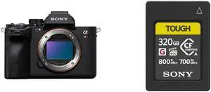 Sony Alpha 7R V Full-Frame Mirrorless Camera with Sony CFexpress Type A Memory Card 320GB (International Model)
