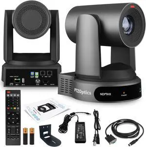 PTZOptics Move 4K PTZ Camera with 30x Zoom (Gray) (PT30X-4K-GY-G3) + Wall Mount