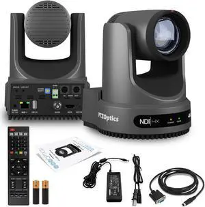 PTZOptics Move 4K PTZ Camera with 12x Zoom (Gray) (PT12X-4K-GY-G3)