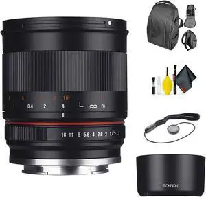 Rokinon 50mm F1.2 High Speed Lens Lens for Fuji X Mount + Deluxe Lens Cleaning Kit Bundle