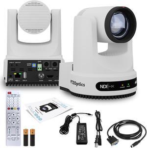 PTZOptics Move 4K PTZ Camera with 20x Zoom (White) (PT20X-4K-WH-G3)