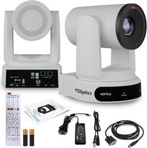 PTZOptics Move 4K PTZ Camera with 30x Zoom (White) (PT30X-4K-WH-G3)