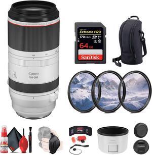 Canon EF 50mm f/1.2L USM Camera Lens (Intl Model) + 3 Pcs Filter Kit + Cleaning Kit