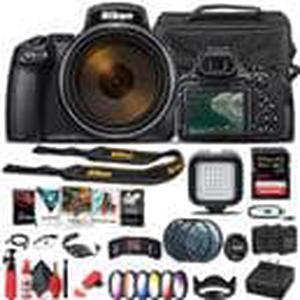 Nikon COOLPIX P1000 Digital Camera Advanced Bundle W/ Bag, Extra Battery, LED Light, Mic, Filters and More - (Intl Model)