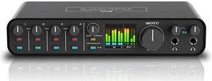 MOTU M6 6x4 USB-C Audio Interface with Studio-Quality Sound Bundle with Headphone, XLR Cables, and 6Ave Cleaning Kit