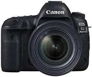 Canon EOS 5D Mark IV Full Frame Digital SLR Camera with EF 24-70mm f/4L IS USM Lens Kit (Renewed)