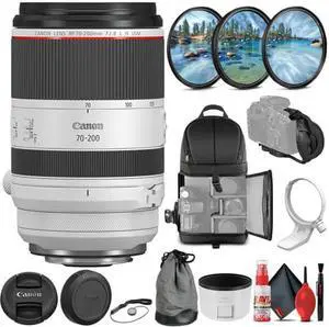 Canon RF 70-200mm f/2.8 L IS USM Lens with 3-Piece Filter Kit & More (3792C002)