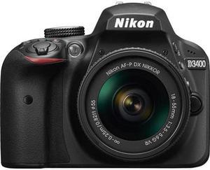 Nikon D3400 242 Megapixel Digital SLR Camera with Lens 18mm55mm