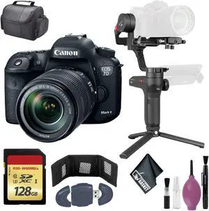 Zhiyun-Tech WEEBILL LAB Handheld Stabilizer - Canon EOS 7D Mark II DSLR Camera w/ WE1 WIFI Adapter - 128GB -Case