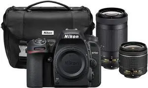 Nikon D7500 20.9MP DX-Format DSLR Digital Camera Dual Lens Bundle - (Renewed)