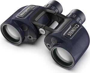 Steiner Navigator 7x50 Binoculars - Magnification 7X - High Contrast Optics - Floating Prism System - Sports-Auto Focus - Delivers Excellent Image Clarity, Navy Blue (2342, New Version)