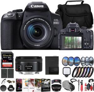 Canon EOS 850D  Rebel T8i DSLR Camera W 18135mm Lens  64GB Card  More