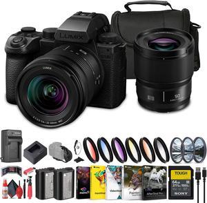 Panasonic Lumix S5 IIX Mirrorless Camera with 2060mm and 50mm Lenses Kit