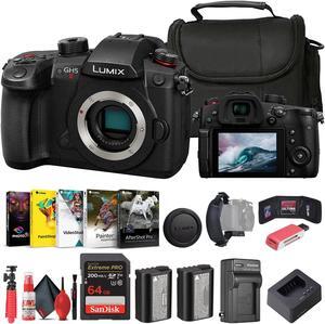 Panasonic Lumix GH5 II Mirrorless Camera  Corel Photo Software  Bag  64GB Card  More