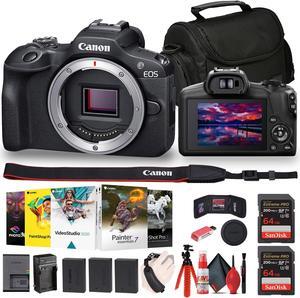 Canon EOS R100 Mirrorless Camera + Corel Photo Software + Bag + 2 x 64GB Card + More