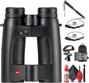 Leica 8x42 Geovid Pro Rangefinder Binoculars + Tripod Adapter + BackPack + Monopod + More