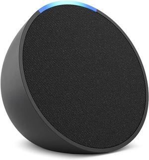 Amazon - Echo Pop (1st Generation) Smart Speaker with Alexa - Charcoal