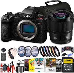 Panasonic Lumix S5 II Mirrorless Camera + Panasonic Lumix S 85mm Lens + 64GB Card + More