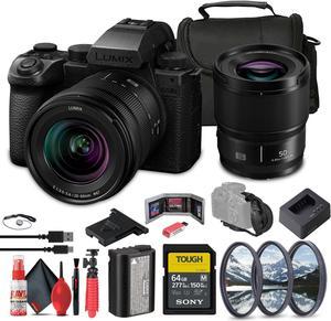 Panasonic Lumix S5 IIX Mirrorless Camera with 2060mm and 50mm Lenses Kit