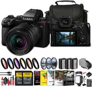 Panasonic Lumix S5 II Mirrorless Camera with 20-60mm Lens + 2 x 64GB Memory Card + More